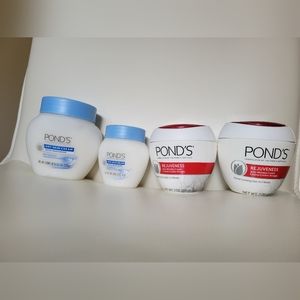 Pond' Rejuveness and dry skin cream 4 jars included